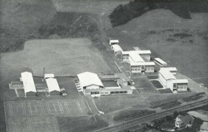 Aerial Photo of Spotswood College 1962