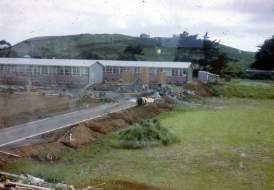 Start of boiler room construction from A Block 25/11/1959